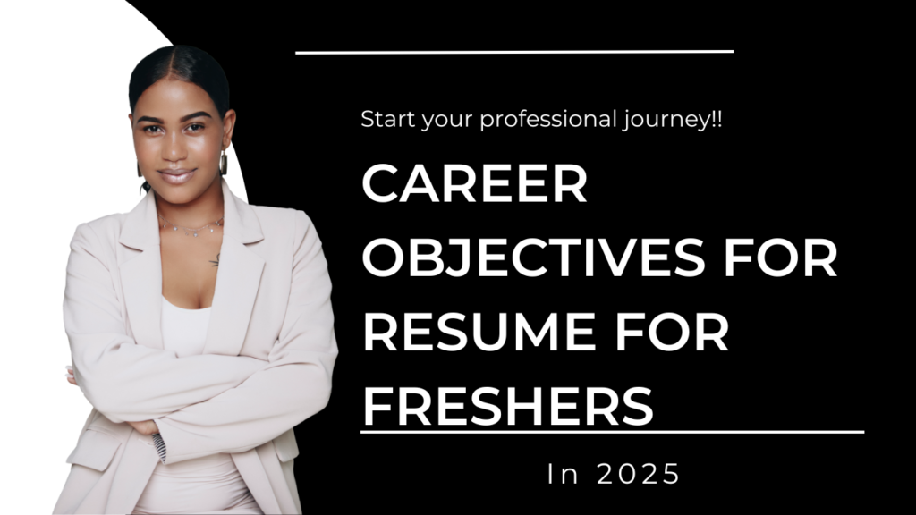 career objectives for resume