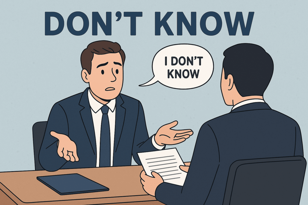 Answer in an Interview